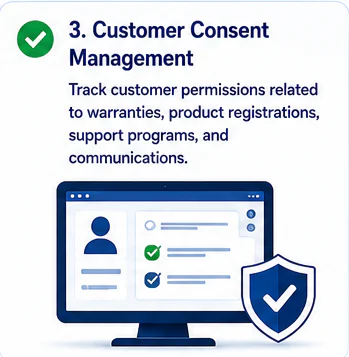 Customer consent management