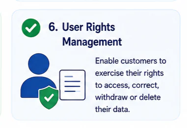 User rights management
