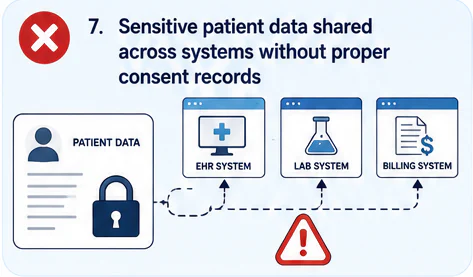 Uncontrolled data sharing